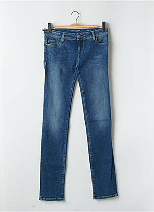 Jeans coupe slim tissage brut taille normale bleu TEDDY SMITH femme