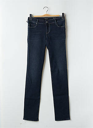 Jeans coupe slim stretch taille normale noir TEDDY SMITH femme