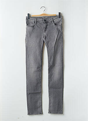 Jeans coupe slim stretch taille normale gris TEDDY SMITH femme
