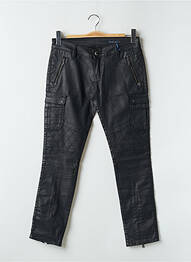 Pantalon slim tissage enduit taille normale noir TEDDY SMITH femme