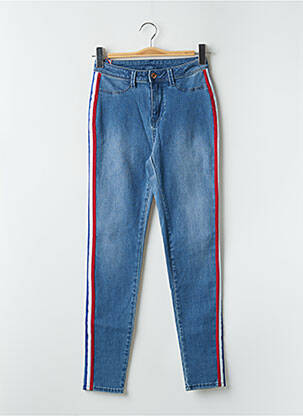 Jeans coupe slim stretch taille normale bleu TEDDY SMITH femme