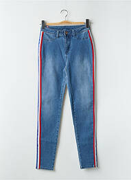 Jeans coupe slim stretch taille normale bleu TEDDY SMITH femme