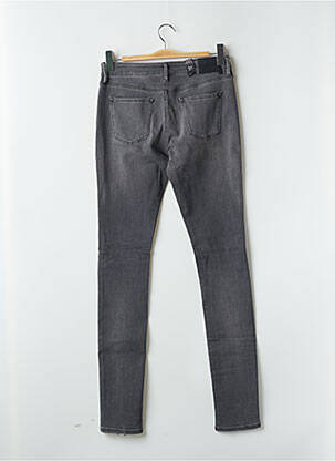 Jeans coupe slim tissage brut taille normale gris SCHOOL RAG femme