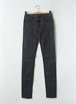 Jeans coupe slim stretch taille normale gris SCHOOL RAG femme