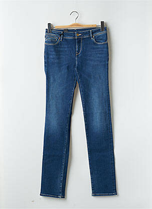 Jeans coupe slim tissage brut taille normale bleu SCHOOL RAG femme