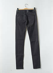 Jeans coupe slim gris SCHOOL RAG pour femme seconde vue