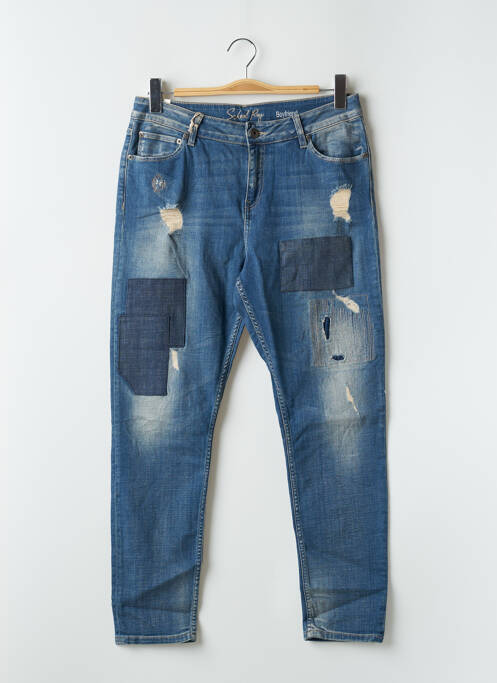 Jean coupe Mom bleu SCHOOL RAG pour femme