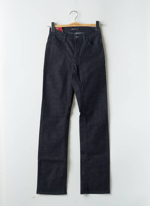 Jeans coupe droite bleu TEDDY SMITH pour femme