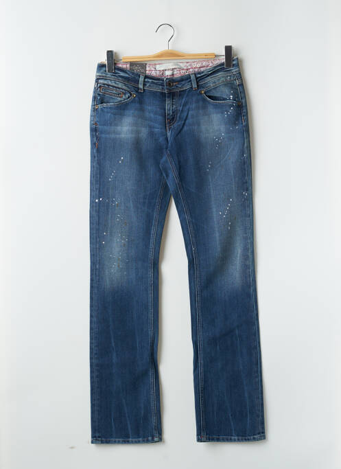 Jeans coupe slim bleu TEDDY SMITH pour femme