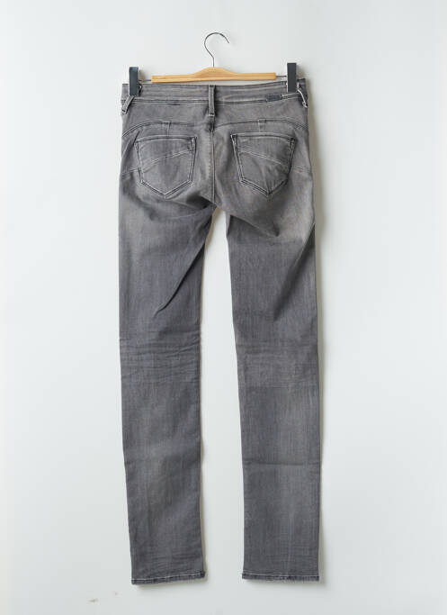 Jeans coupe slim gris TEDDY SMITH pour femme