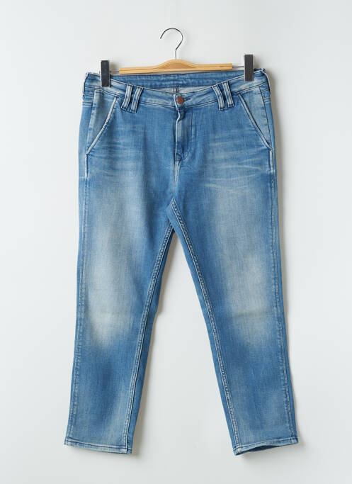 Pantacourt bleu TEDDY SMITH pour femme