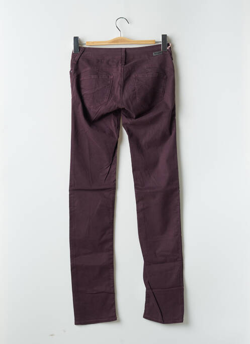 Pantalon droit violet TEDDY SMITH pour femme