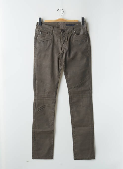 Pantalon slim vert TEDDY SMITH pour femme