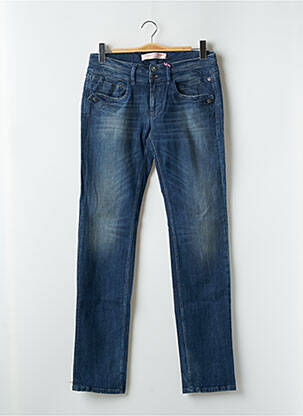Jeans coupe slim tissage brut taille normale bleu FREEMAN T.PORTER femme