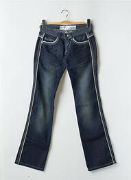 Jeans coupe droite stretch taille basse bleu FREEMAN T.PORTER femme