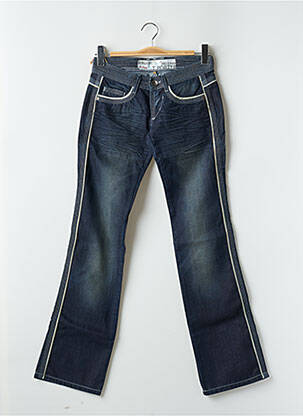 Jeans coupe droite stretch taille basse bleu FREEMAN T.PORTER femme