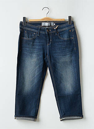 Pantacourt stretch taille basse bleu FREEMAN T.PORTER femme