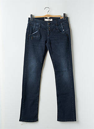 Jeans coupe slim bleu FREEMAN T.PORTER pour femme