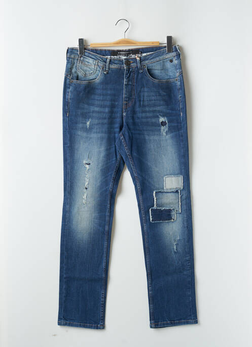 Jeans coupe droite bleu FREEMAN T.PORTER pour femme
