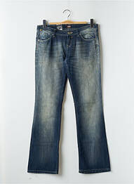 Jeans bootcut stretch taille basse bleu LEE femme