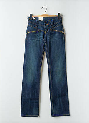 Jeans coupe droite stretch taille basse bleu LEVIS femme