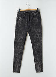 Pantalon slim taille basse taille basse noir MAISON SCOTCH femme