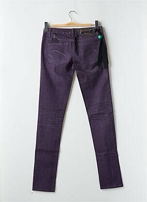 Jeans coupe slim taille basse taille basse violet ONE GREEN ELEPHANT femme