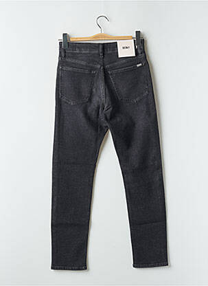 Jeans coupe slim stretch taille haute noir REIKO femme