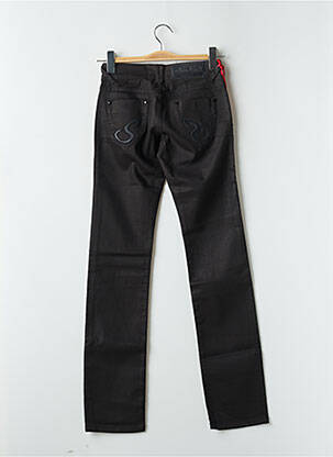 Jeans coupe droite taille basse taille basse noir STONE AGED femme