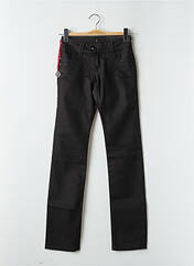 Jeans coupe droite noir STONE AGED pour femme seconde vue