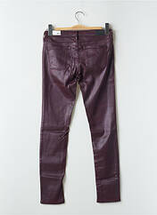Pantalon slim rouge REIKO pour femme seconde vue