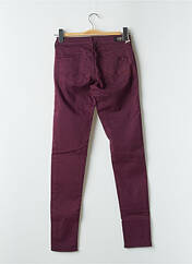 Pantalon slim violet LE TEMPS DES CERISES pour femme seconde vue