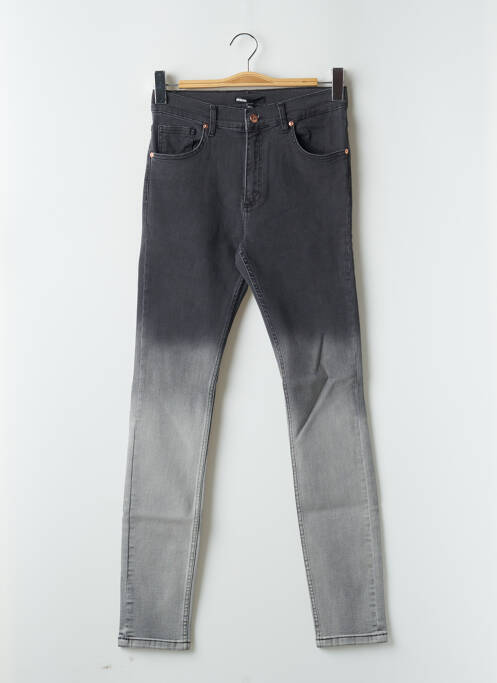 Jeans coupe slim stretch taille haute gris MINIMUM femme