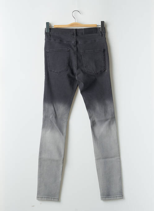 Jeans coupe slim stretch taille haute gris MINIMUM femme