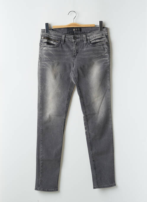 Jeans coupe slim gris LEVIS pour femme