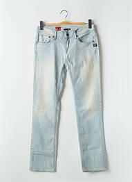 Jeans coupe droite stretch taille basse bleu G STAR femme