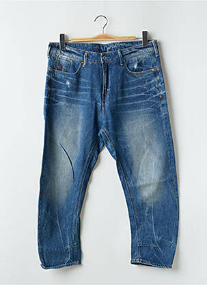 Jeans coupe droite stretch taille normale bleu G STAR homme