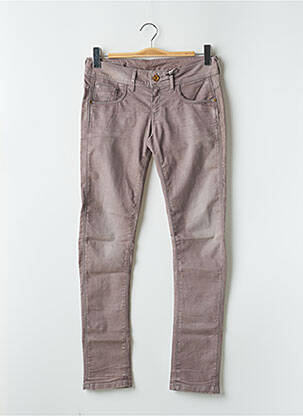 Jeans coupe slim stretch taille basse marron G STAR femme