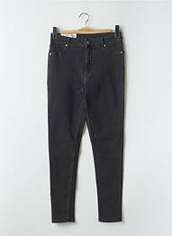 Jeans skinny taille haute taille haute gris CHEAP MONDAY femme