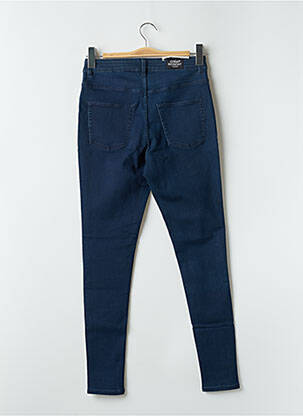 Jeans skinny tissage brut taille haute bleu CHEAP MONDAY femme