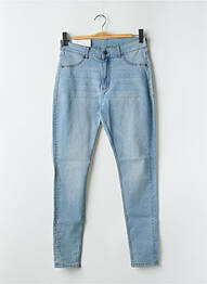Jeans skinny tissage brut taille haute bleu clair CHEAP MONDAY femme