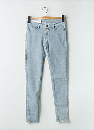 Jeans skinny stretch taille basse bleu CHEAP MONDAY femme