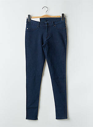 Jeans skinny tissage brut taille normale bleu CHEAP MONDAY femme
