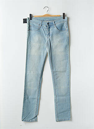 Jeans coupe slim stretch taille basse bleu CHEAP MONDAY femme
