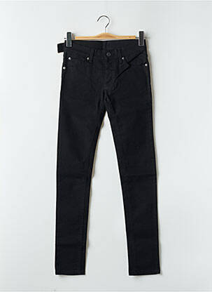 Jeans coupe slim stretch taille haute noir CHEAP MONDAY femme