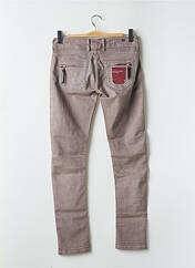 Jeans coupe slim marron G STAR pour femme seconde vue