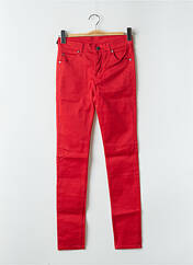 Jeans coupe slim rouge CHEAP MONDAY pour femme seconde vue