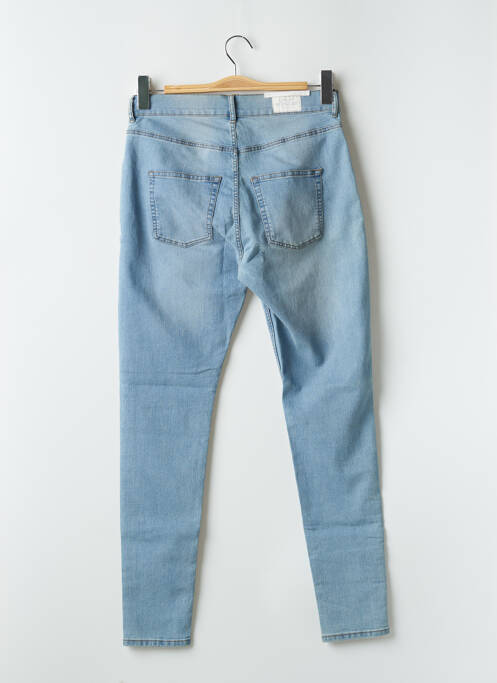 Jeans skinny tissage brut taille haute bleu clair CHEAP MONDAY femme