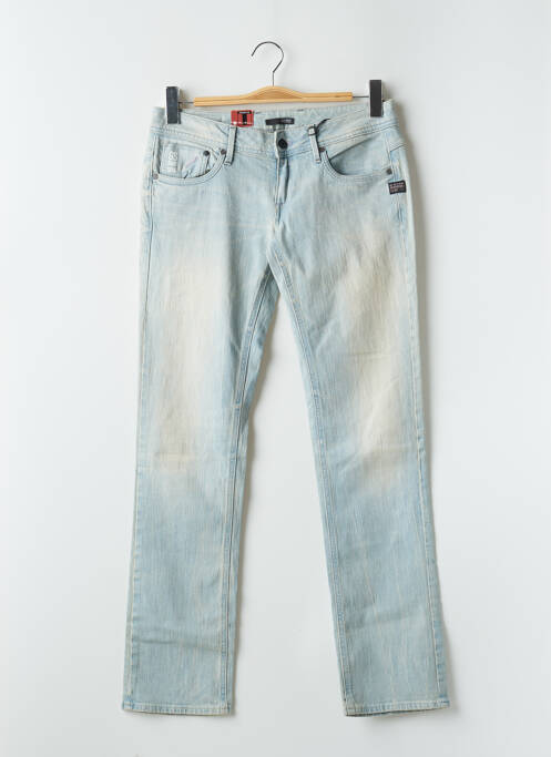 Jeans coupe droite bleu G STAR pour femme