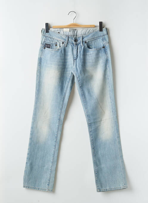 Jeans coupe droite bleu G STAR pour femme